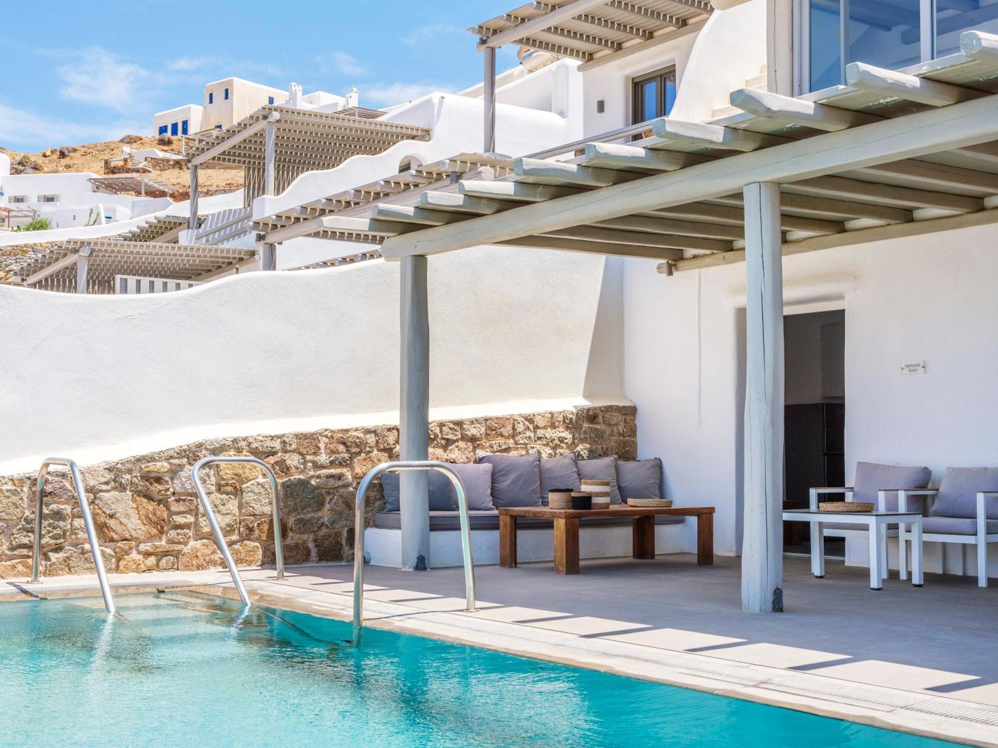 Sundance Suites Mykonos Merchia Beach Buitenkant foto